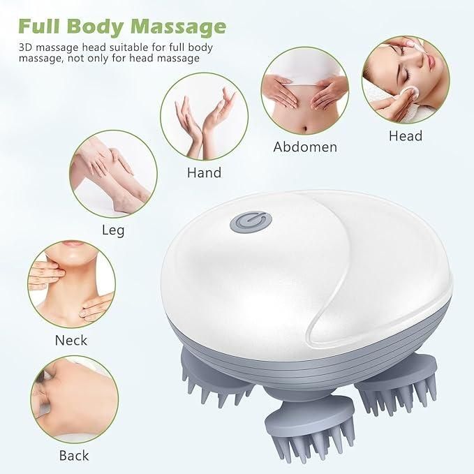 Electric scalp Massager – Relaxing Vibration Massager for Head & Body