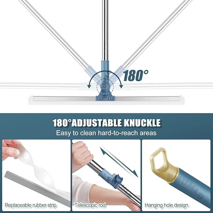 Magic Broom Silicone Floor Wiper