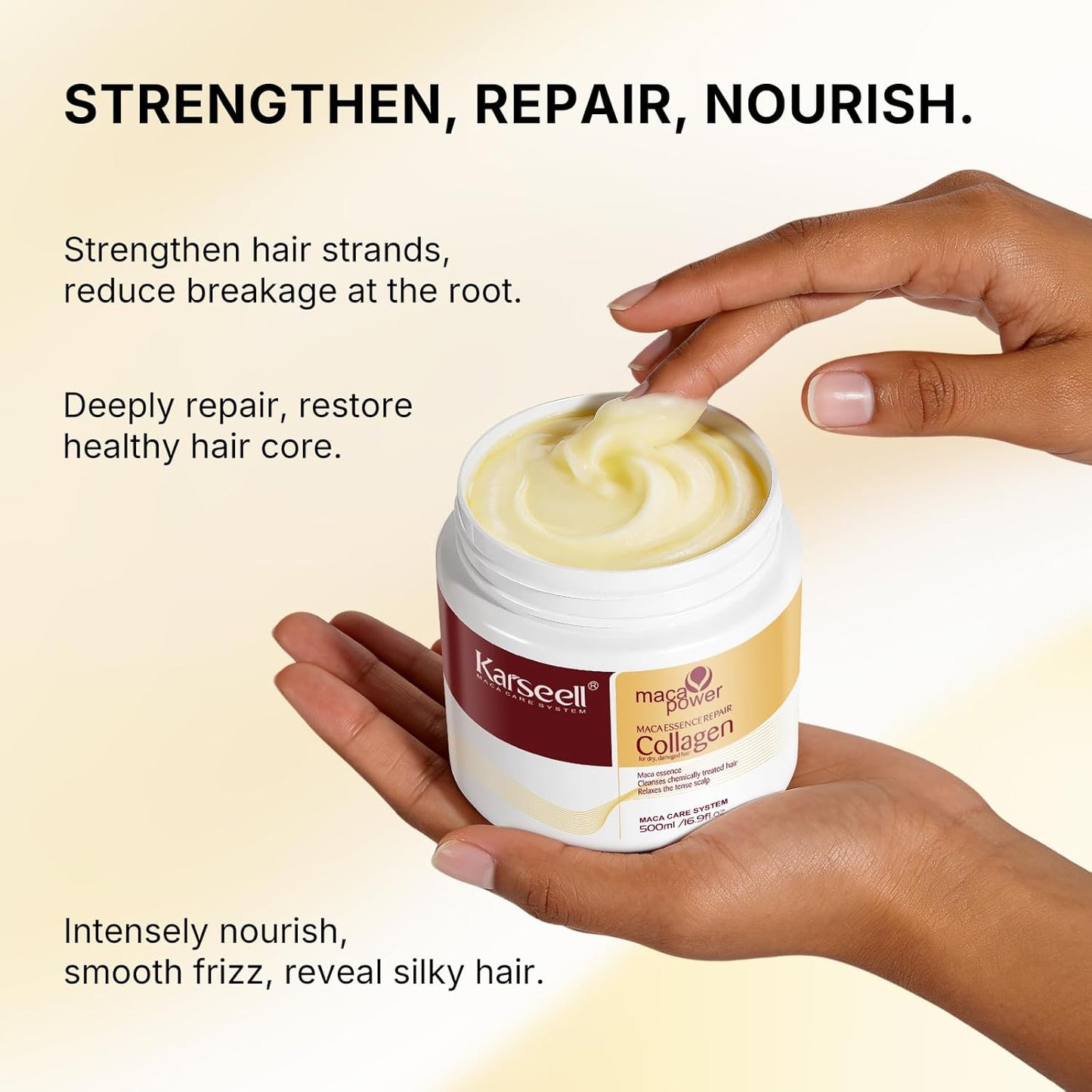 Karseell Collagen Hair Mask – Deep Repair Spa Treatment for Dry & Damaged Hair